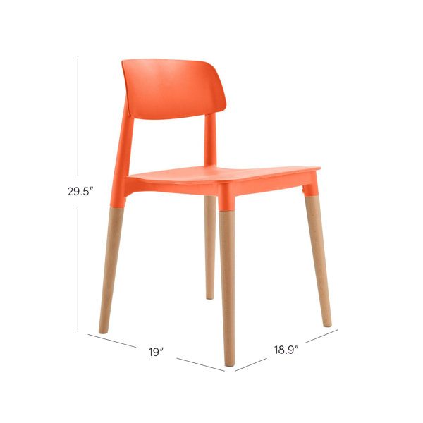 AllModern Jago Stacking Side Chair & Reviews Wayfair